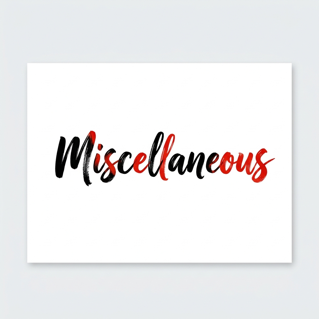 Miscellaneous
